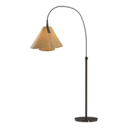 Mobius Arc Floor Lamp in Oil Rubbed Bronze - 234505-SKT-14-SG1992 by Hubbardton Forge