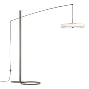 Disq Arc LED Floor Lamp in Natural Iron - 234510-LED-20-SH1970 by Hubbardton Forge