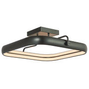 Rave LED Flushmount in Matte Black - Lamps Expo