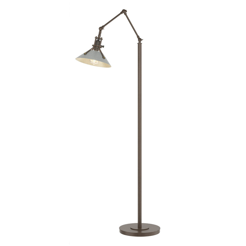 Henry Floor Lamp in Bronze with Vintage Platinum Accent - 242215-SKT-05-82 by Hubbardton Forge