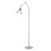 Henry Floor Lamp in Vintage Platinum with White Accent - 242215-SKT-82-02 by Hubbardton Forge