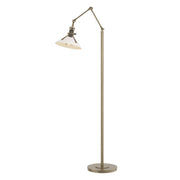 Henry Floor Lamp in Soft Gold with White Accent - 242215-SKT-84-02 by Hubbardton Forge