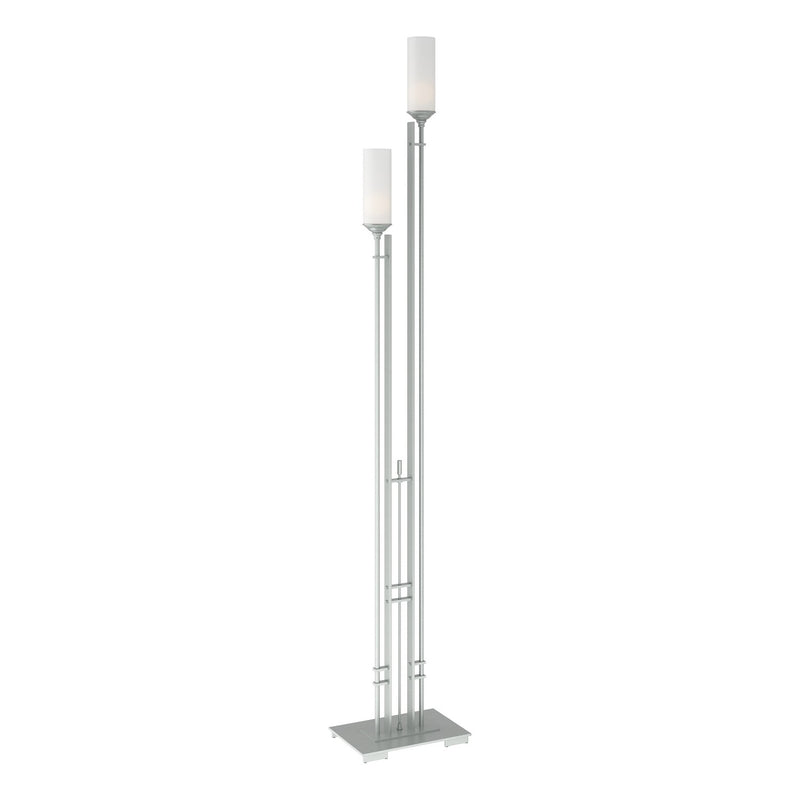 Metra Twin Tall Floor Lamp in Vintage Platinum - 248416-SKT-82-GG0073 by Hubbardton Forge