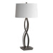 Almost Infinity Table Lamp in Dark Smoke - 272686-SKT-07-SF1494 by Hubbardton Forge
