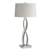 Almost Infinity Table Lamp in Vintage Platinum - 272686-SKT-82-SE1494 by Hubbardton Forge