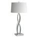 Almost Infinity Table Lamp in Vintage Platinum - 272686-SKT-82-SF1494 by Hubbardton Forge