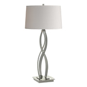 Almost Infinity Table Lamp in Sterling - 272686-SKT-85-SE1494 by Hubbardton Forge