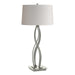 Almost Infinity Table Lamp in Sterling - 272686-SKT-85-SE1494 by Hubbardton Forge