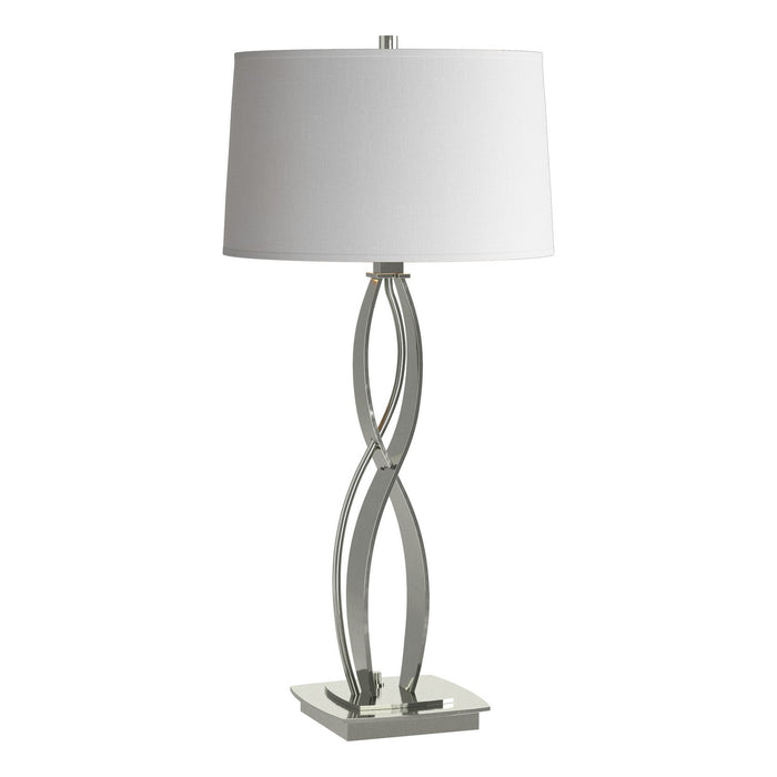 Almost Infinity Table Lamp in Sterling - 272686-SKT-85-SF1494 by Hubbardton Forge