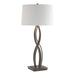 Almost Infinity Tall Table Lamp in Dark Smoke - 272687-SKT-07-SF1594 by Hubbardton Forge