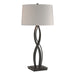 Almost Infinity Tall Table Lamp in Black - 272687-SKT-10-SE1594 by Hubbardton Forge