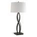 Almost Infinity Tall Table Lamp in Black - 272687-SKT-10-SF1594 by Hubbardton Forge