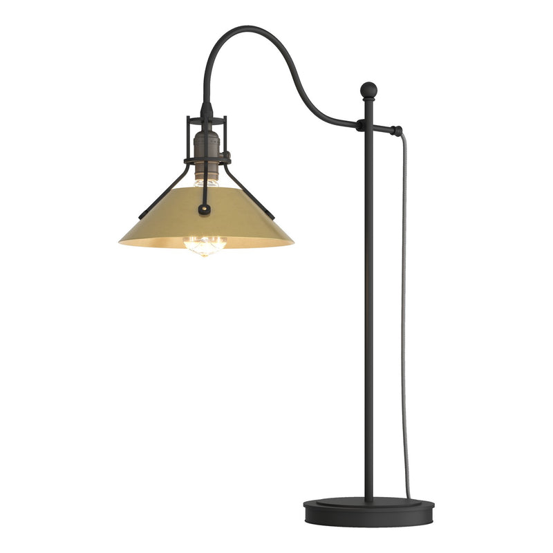 Henry Table Lamp in Black with Modern Brass Accent - 272840-SKT-10-86 by Hubbardton Forge