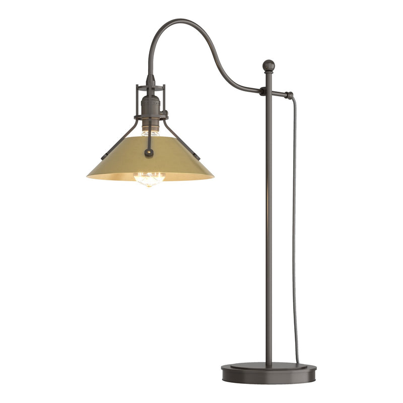 Henry Table Lamp in Oil Rubbed Bronze with Modern Brass Accent - 272840-SKT-14-86 by Hubbardton Forge