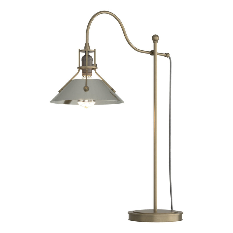 Henry Table Lamp in Soft Gold with Sterling Accent - 272840-SKT-84-85 by Hubbardton Forge