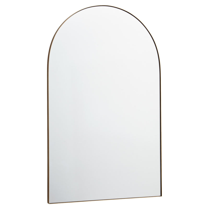 24" x 38" Arch Mirror in Gold