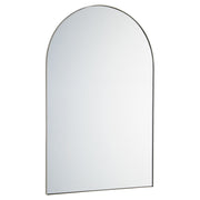 24" x 38" Arch Mirror in Silver