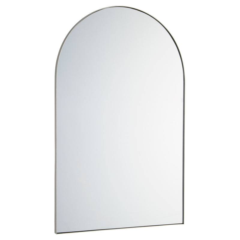 24" x 38" Arch Mirror in Silver