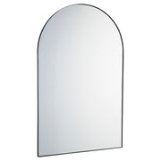 29" x 46" Arch Mirror in Matte Black