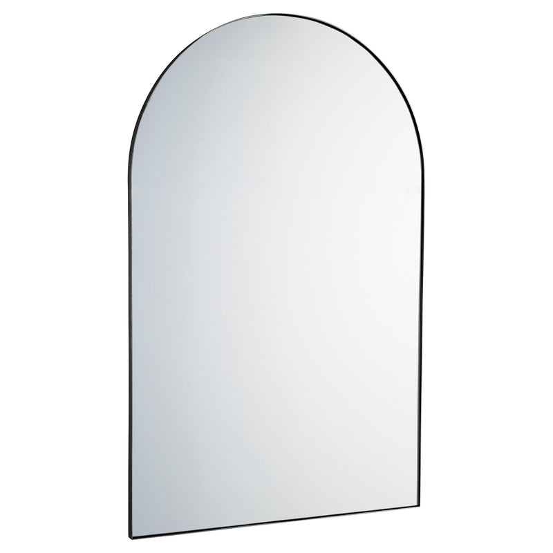 29" x 46" Arch Mirror in Matte Black