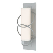 Olympus Small Outdoor Sconce in Coastal Burnished Steel - 302401-SKT-78-GG0066 by Hubbardton Forge