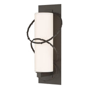 Olympus Large Outdoor Sconce in Coastal Dark Smoke - 302403-SKT-77-GG0037 by Hubbardton Forge