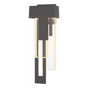 Rainfall LED Outdoor (Left Side) Sconce in Coastal Oil Rubbed Bronze - 302531-LED-LFT-14-II0597 by Hubbardton Forge