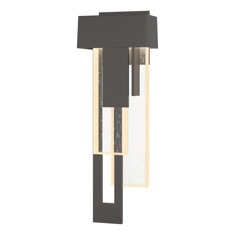 Rainfall LED Outdoor (Left Side) Sconce in Coastal Oil Rubbed Bronze - 302531-LED-LFT-14-II0597 by Hubbardton Forge