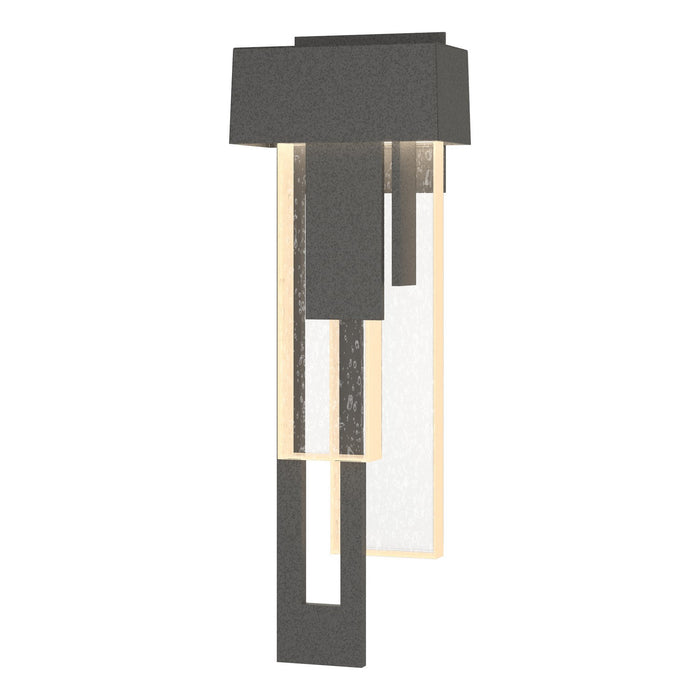 Rainfall LED Outdoor (Left Side) Sconce in Coastal Natural Iron - 302531-LED-LFT-20-II0597 by Hubbardton Forge