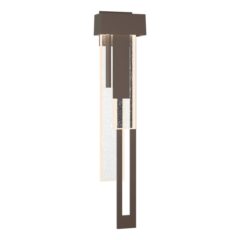 Rainfall Large LED Outdoor (Right Side) Sconce in Coastal Bronze - 302533-LED-RGT-75-II0596 by Hubbardton Forge