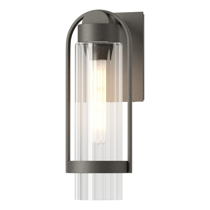 Alcove Small Outdoor Sconce in Coastal Natural Iron - 302555-SKT-20-ZM0741 by Hubbardton Forge