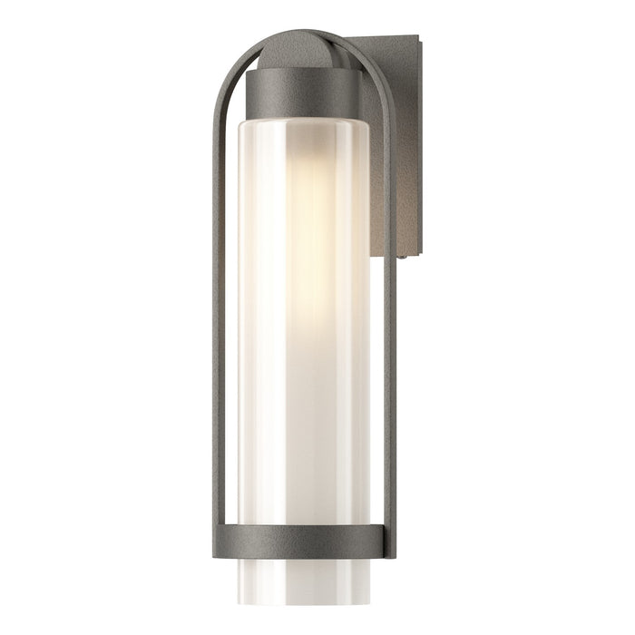 Alcove Medium Outdoor Sconce in Coastal Natural Iron - 302556-SKT-20-FD0742 by Hubbardton Forge