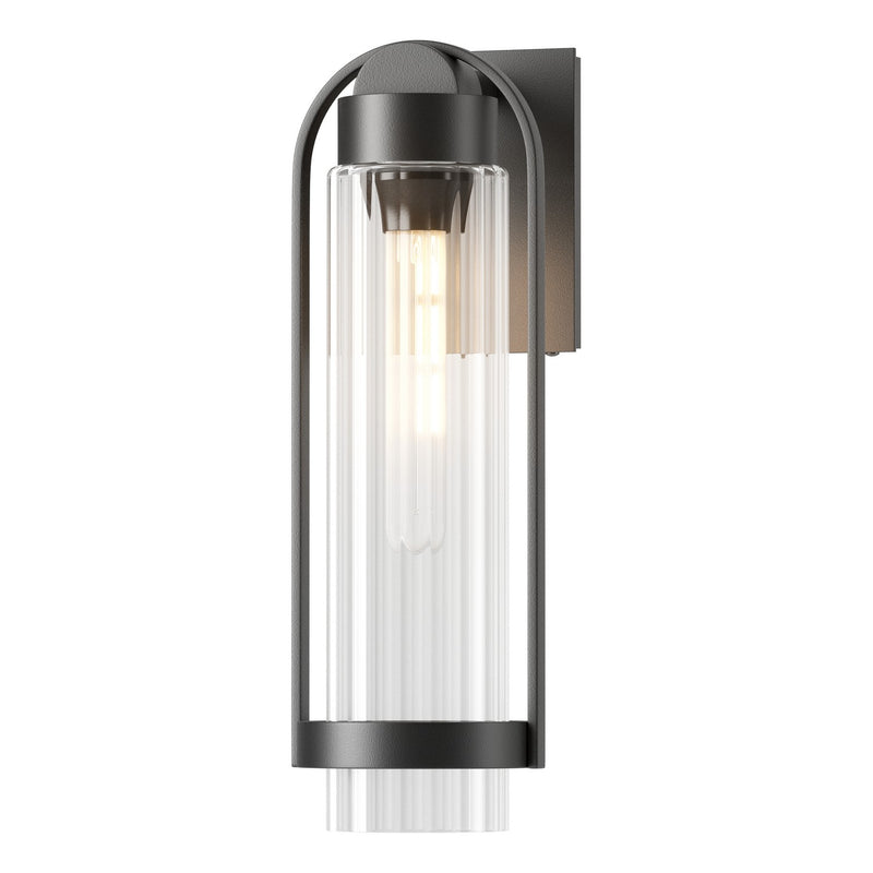 Alcove Medium Outdoor Sconce in Coastal Black - 302556-SKT-80-ZM0742 by Hubbardton Forge