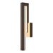 Edge Medium LED Outdoor Sconce in Coastal Bronze - 302560-LED-75-II0564 by Hubbardton Forge