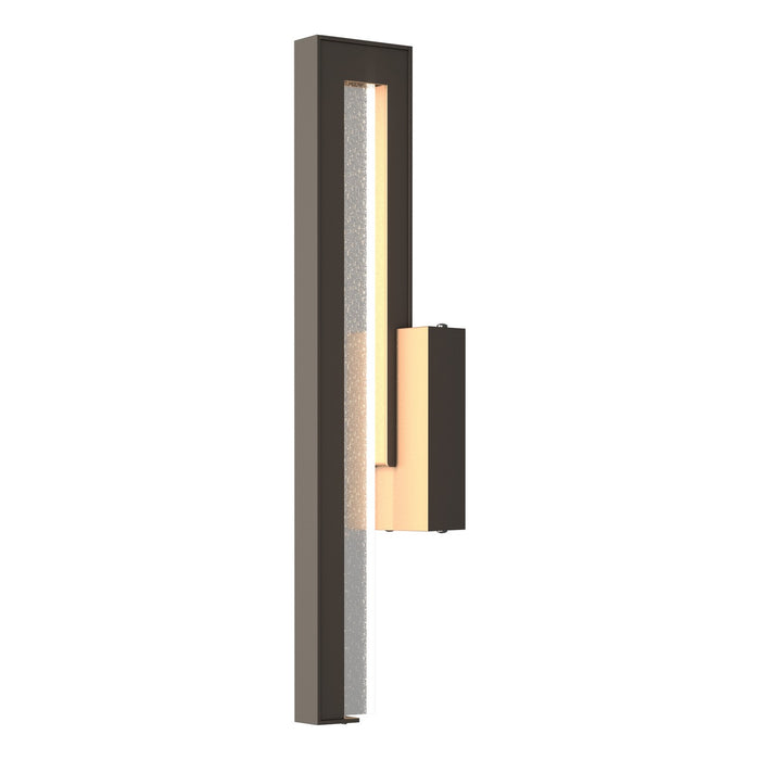 Edge Medium LED Outdoor Sconce in Coastal Dark Smoke - 302560-LED-77-II0564 by Hubbardton Forge