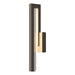 Edge Medium LED Outdoor Sconce in Coastal Dark Smoke - 302560-LED-77-II0564 by Hubbardton Forge