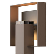 Shadow Box Outdoor Sconce in Coastal Bronze with Coastal Black Accent - 302603-SKT-75-80-ZM0546 by Hubbardton Forge