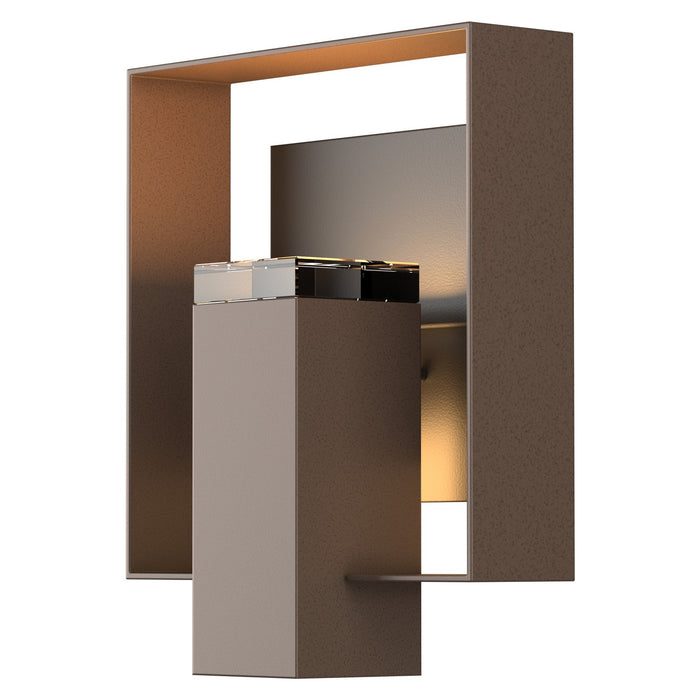 Shadow Box Outdoor Sconce in Coastal Bronze with Coastal Black Accent - 302603-SKT-75-80-ZM0546 by Hubbardton Forge