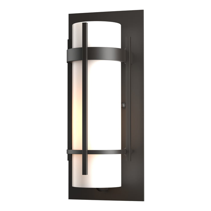 Banded Outdoor Sconce in Coastal Oil Rubbed Bronze - 305893-SKT-14-GG0034 by Hubbardton Forge