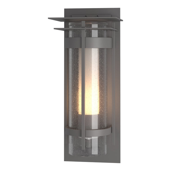 Torch XL Outdoor Sconce with Top Plate in Coastal Burnished Steel - 305999-SKT-78-ZS0664 by Hubbardton Forge