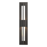 Double Axis Small LED Outdoor Sconce in Coastal Oil Rubbed Bronze - 306415-LED-14-ZM0331 by Hubbardton Forge