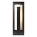 Forged Vertical Bars Outdoor Sconce in Coastal Oil Rubbed Bronze - 307286-SKT-14-GG0034 by Hubbardton Forge