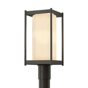Cela Outdoor Post Light in Coastal Dark Smoke - 342021-SKT-77-GG0732 by Hubbardton Forge