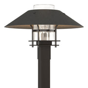 Henry Outdoor Post Light in Coastal Oil Rubbed Bronze with Coastal Natural Iron Accent - 344227-SKT-14-20-ZM0026 by Hubbardton Forge