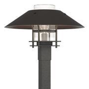 Henry Outdoor Post Light in Coastal Natural Iron with Coastal Oil Rubbed Bronze Accent - 344227-SKT-20-14-ZM0026 by Hubbardton Forge