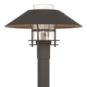 Henry Outdoor Post Light in Coastal Dark Smoke with Coastal Dark Smoke Accent - 344227-SKT-77-77-ZM0026 by Hubbardton Forge