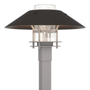 Henry Outdoor Post Light in Coastal Burnished Steel with Coastal Oil Rubbed Bronze Accent - 344227-SKT-78-14-ZM0026 by Hubbardton Forge