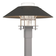 Henry Outdoor Post Light in Coastal Burnished Steel with Coastal Natural Iron Accent - 344227-SKT-78-20-ZM0026 by Hubbardton Forge