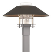 Henry Outdoor Post Light in Coastal Burnished Steel with Coastal Dark Smoke Accent - 344227-SKT-78-77-ZM0026 by Hubbardton Forge