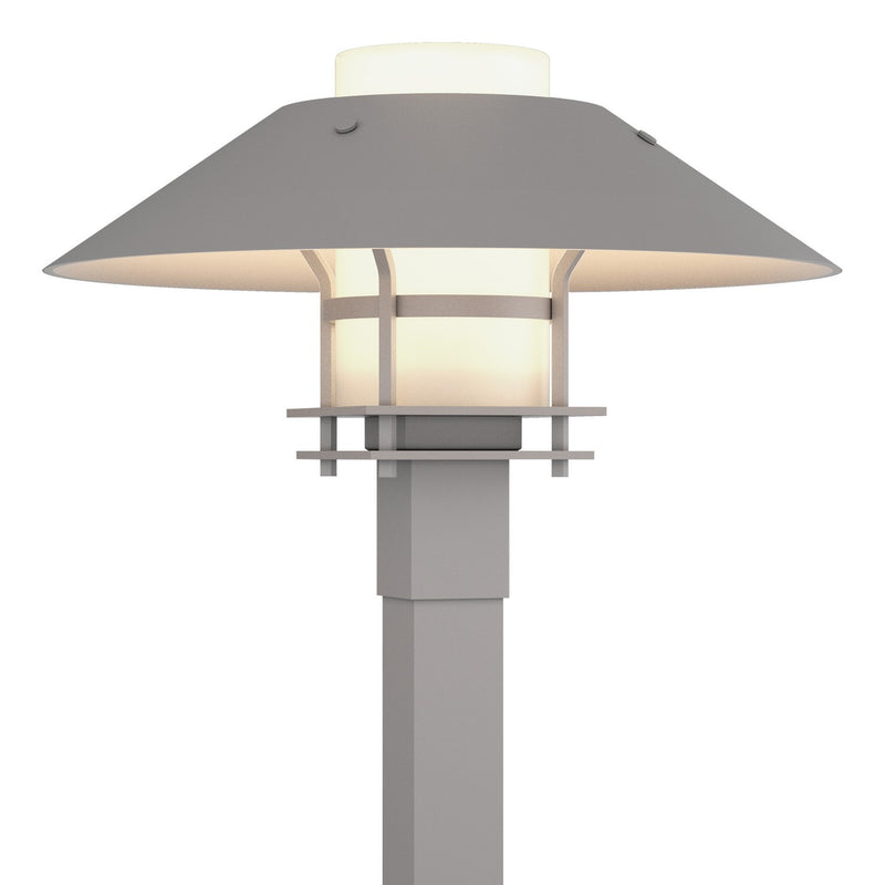 Henry Outdoor Post Light in Coastal Burnished Steel with Coastal Burnished Steel Accent - 344227-SKT-78-78-GG0026 by Hubbardton Forge